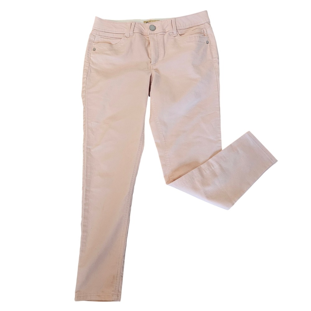 Democracy Ab Technology Slim Leg Pants Blush Pink Size 10 Feminine Spring Casual